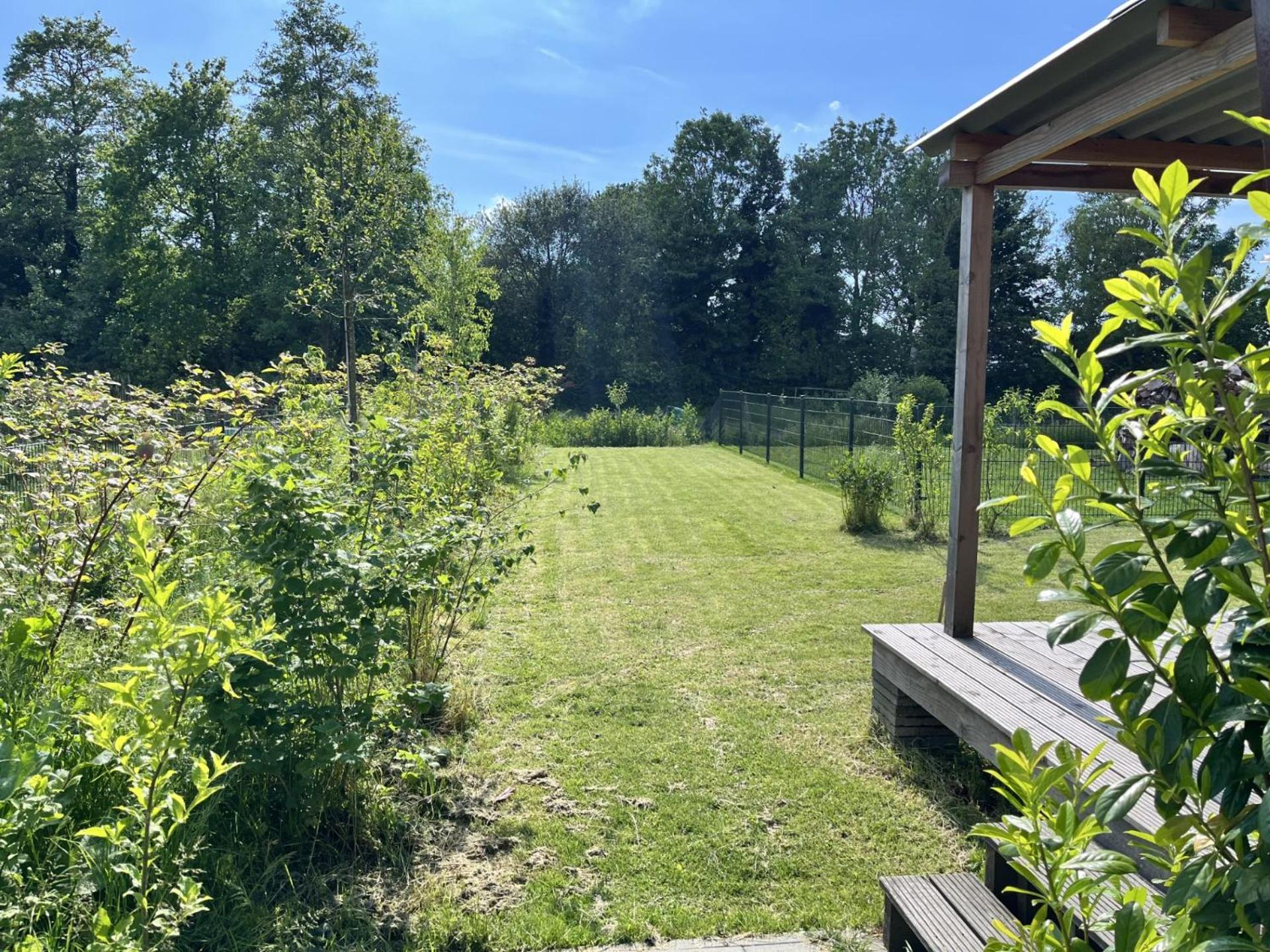 Vrijstaand Chalet Met Veel Buitenruimte En Veranda Zuid-Scharwoude Εξωτερικό φωτογραφία